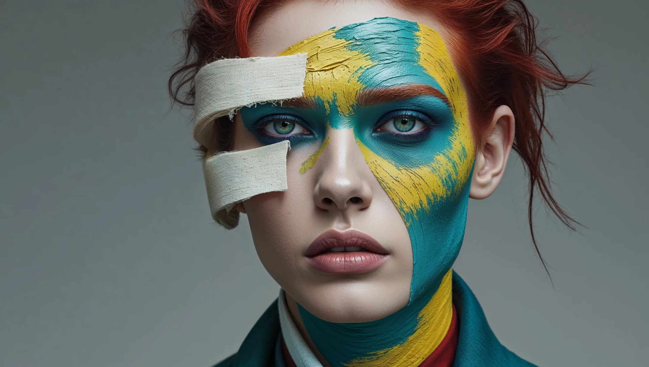 Marc Antoine Harmeau Tous Droits réservés Reinterpretation du theme de la folie Autoportrait à l oreille coupée V Vangogh copie