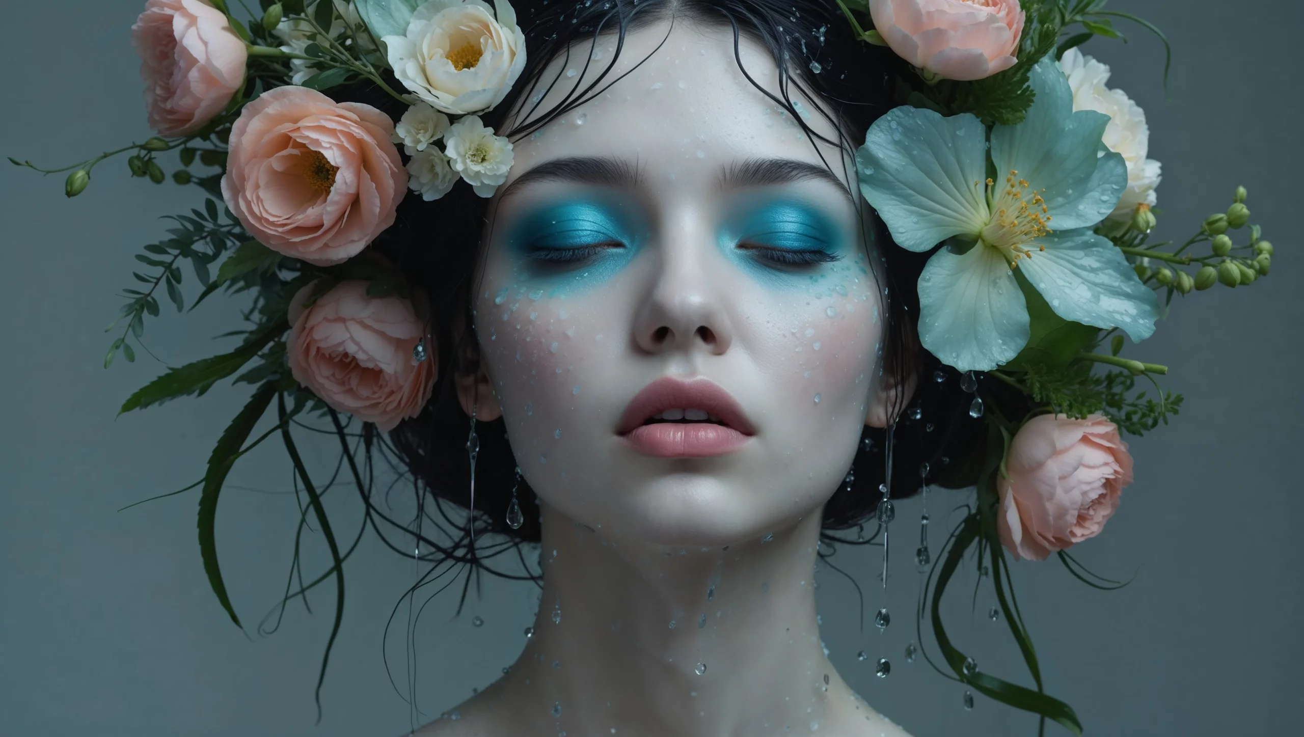 Marc Antoine Harmeau Tous droits reservé réinterprétation de Ophélie de John Everett Millais